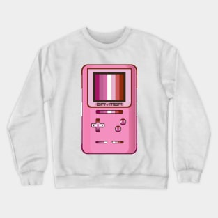 Lesbian Flag Gaymer Crewneck Sweatshirt